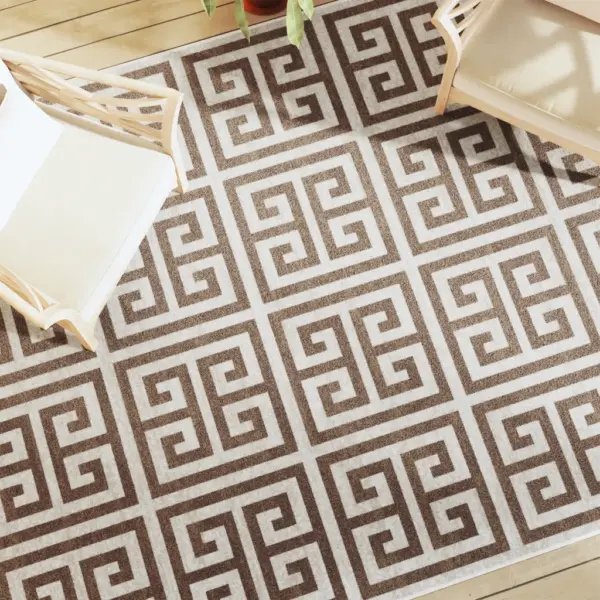 Toa- ja õuevaip lühikese narmaga, mitmevärviline, 190 x 300 cm – 4