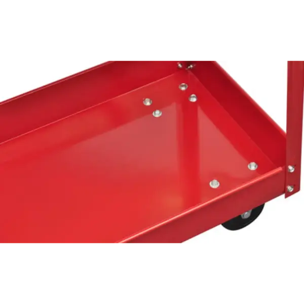 Töökoja tööriistakäru 2 riiuliga, 100 kg, punane, 2 tk komplekt – 4