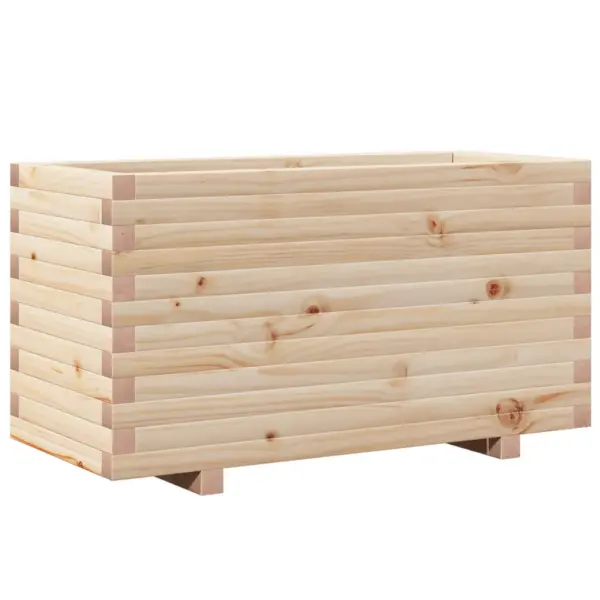 Aia taimekast töötlemata männipuidust, 90 x 40 x 49,5 cm – 2
