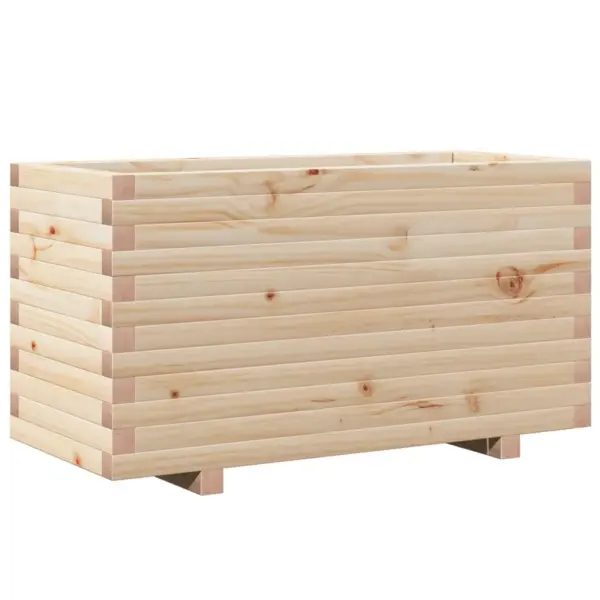 Aia taimekast töötlemata männipuidust, 90 x 40 x 49,5 cm – 7