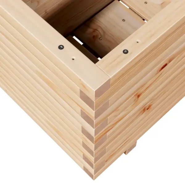 Aia taimekast töötlemata männipuidust, 90 x 40 x 49,5 cm – 8