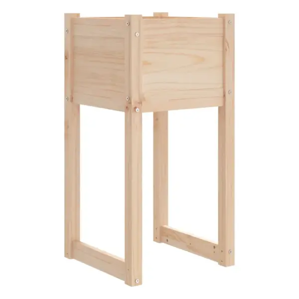 Töötlemata männipuidust taimekastid, 2 tk, 40 x 40 x 81 cm – 4