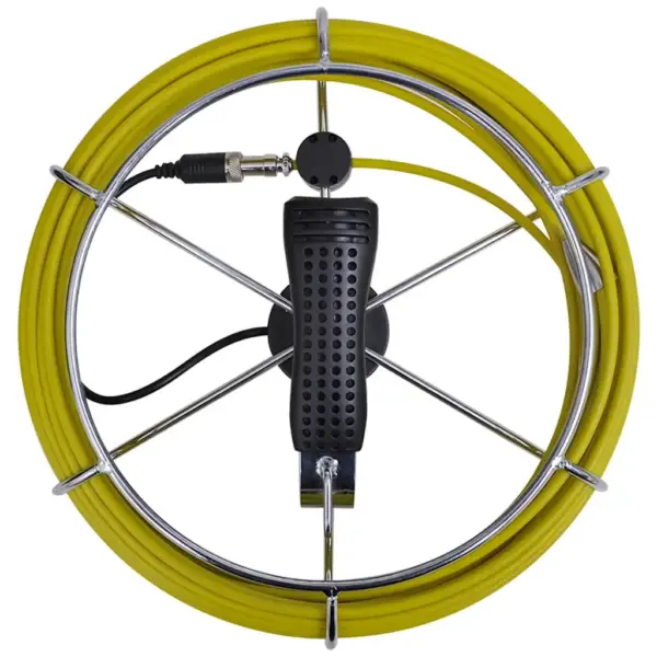 Kanalisatsioonitorude kontrollkaamera 30 m klaaskiudkaabliga, DVR-kontrollkarbi ja 7″ värvimonitoriga – 5