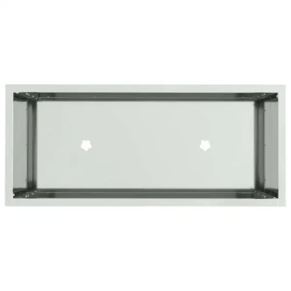 Tõstetud aiapeenar, hõbedane tsinkterasest, 60 x 26 x 45 cm – 7