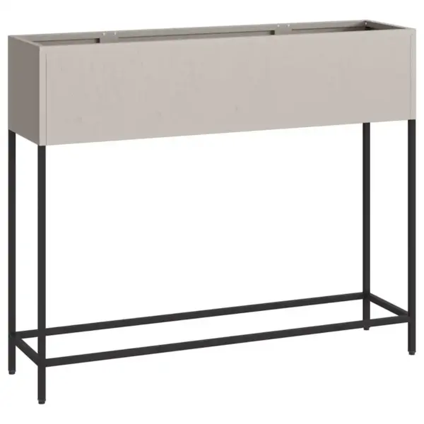 Tõstetud aiapott roostetooni terasest, 100 x 26 x 82 cm – 6