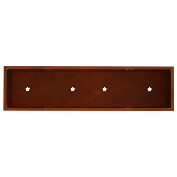 Tõstetud aiapott roostetooni terasest, 100 x 26 x 82 cm – 9