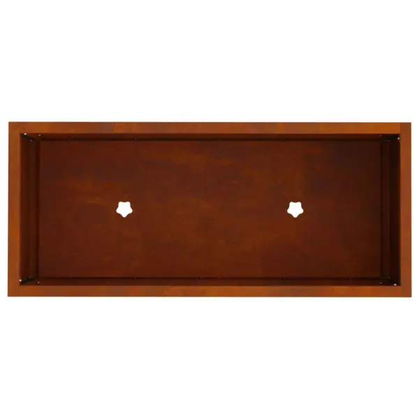 Tõstetud metallist istutuskast roostevärvi, 60 x 26 x 45 cm – 8