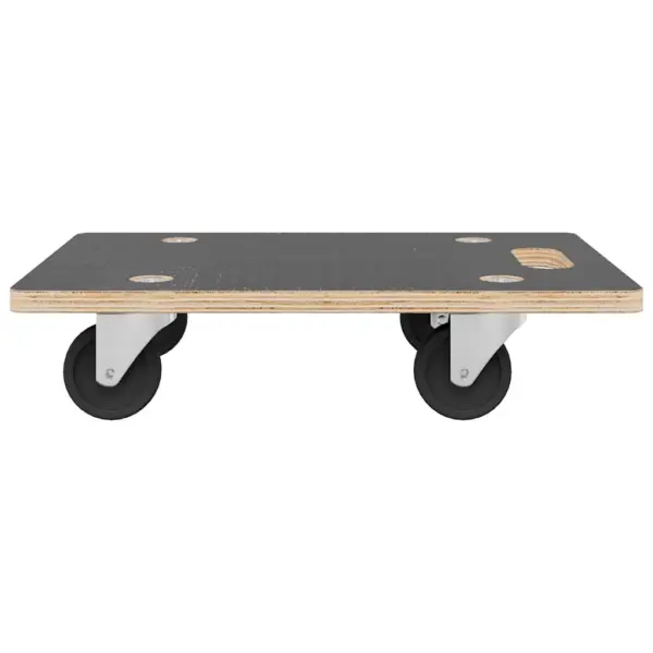 Transpordialused ratastega, libisemiskindla vineerplaadiga, 2 tk, 50 x 35 x 11,5 cm, 250 kg – 4