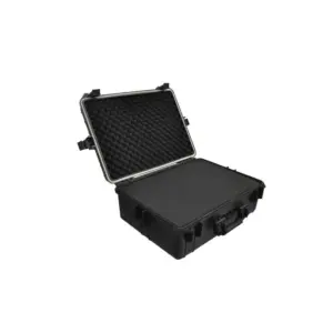 Must transpordikohver vahtsisuga, 35 l, polüpropüleen, 57 x 43 x 22 cm