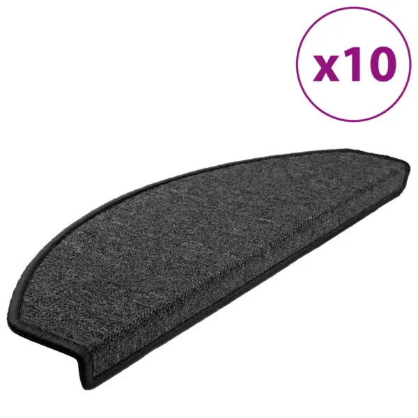 Poolringikujulised trepimatid, 10 tk, antratsiithall, 65 x 24 x 4 cm – 2