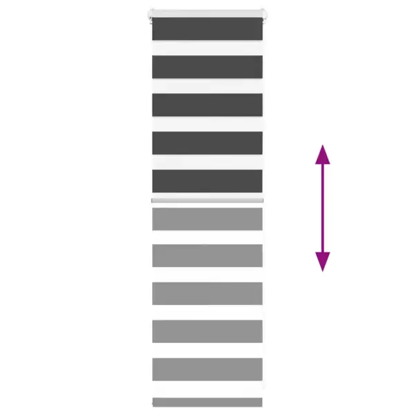 Triibuline päeval-öö ruloo kettmehhanismiga, must, 55 x 100 cm – 5