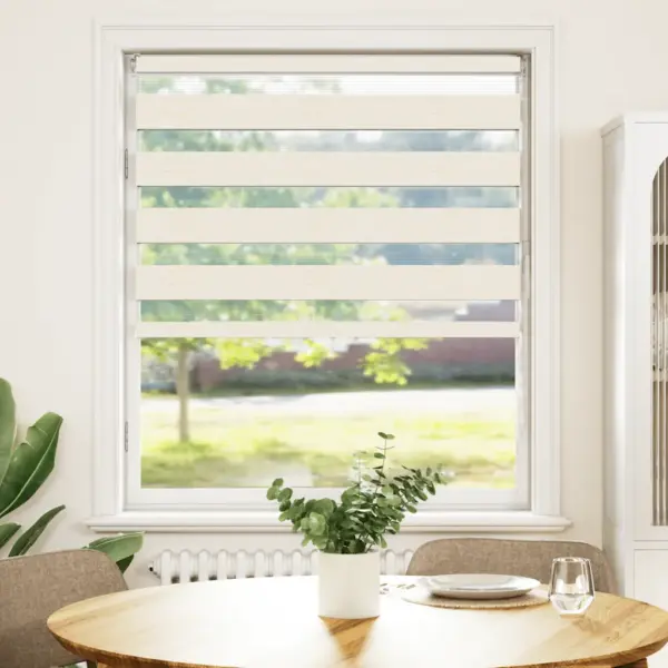 Triibuline sebra ruloo, marmorbeež, 95 x 150 cm, 100% polüester – 2