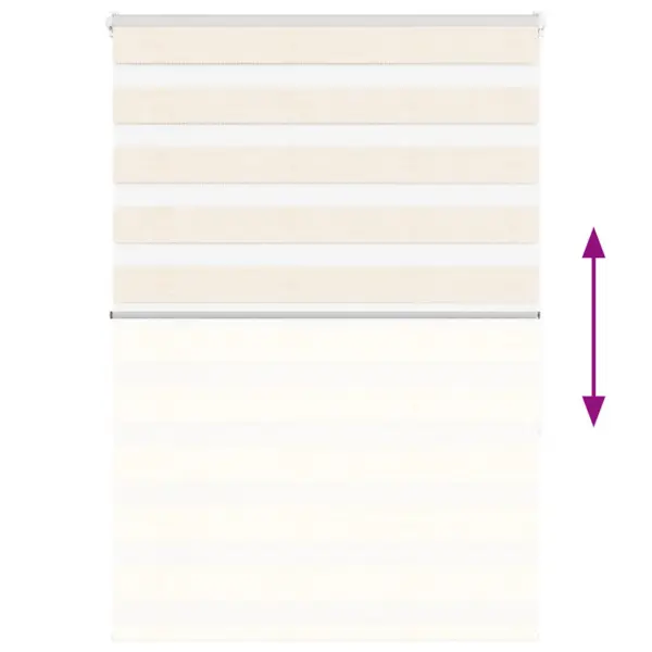 Triibuline sebra ruloo, marmorbeež, 95 x 150 cm, 100% polüester – 5