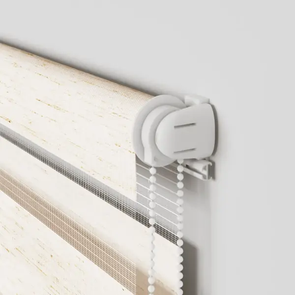 Triibuline sebraruloo privaatsuse ja valguse reguleerimiseks, marmorbeež, 100 x 100 cm, 100% polüester – 10