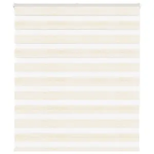 Triibuline sebraruloo marmorbeež, 135 x 150 cm, 100% polüester