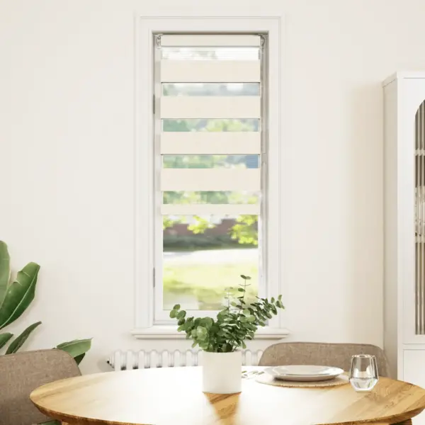 Triibuline sebraruloo marmorbeež, 45 x 150 cm, polüester – 2