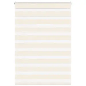 Triibuline sebraruloo, marmorbeež, 110 x 100 cm, 100% polüester