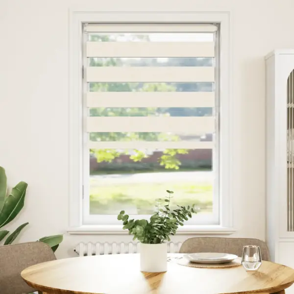 Triibuline sebraruloo kettmehhanismiga, marmorbeež, 85 x 150 cm – 2