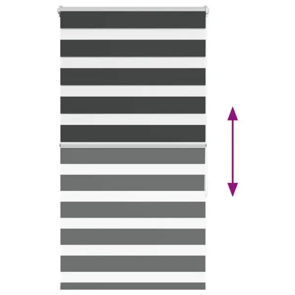 Triibuline sebraruloo must, 75 x 150 cm, 100% polüester – 5