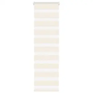 Triibuline sebraruloo marmorbeež, 40 x 150 cm, polüester, kettmehhanismiga