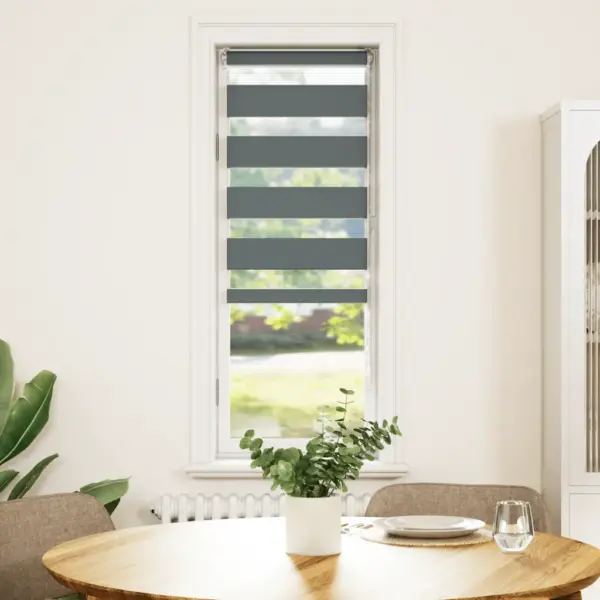 Triibuline zebraruloo tumehall, 45 x 150 cm, kanga laius 40,9 cm, polüester – 2