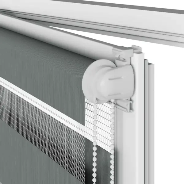 Triibuline zebraruloo tumehall, 45 x 150 cm, kanga laius 40,9 cm, polüester – 12