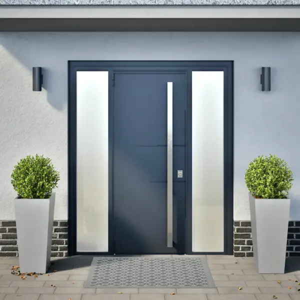 Aia taimekastid põhjaga, 2 tk, tsingitud teras, hõbedane, 35 x 35 x 75 cm – 3