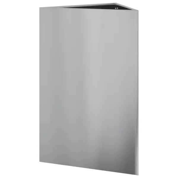 Aia taimekast põhjaga, tsingitud teras, hõbedane, 50 x 43 x 75 cm – 6