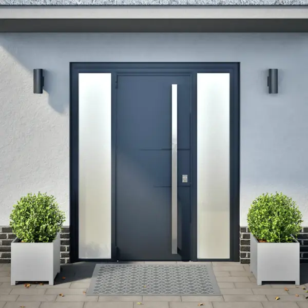 Aia taimekastid põhjaga, 2 tk, tsingitud teras, hõbedane, 40 x 40 x 40 cm – 3