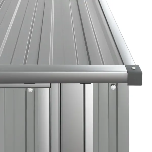 Hall tsingitud terasest aiakuur lukustatava uksega, 118,5 x 97 x 209,5 cm – 7