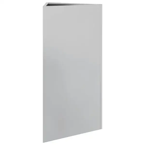 Kõrge aiataimekast põhjaga, tsingitud teras, hõbedane, 40 x 40 x 75 cm – 4