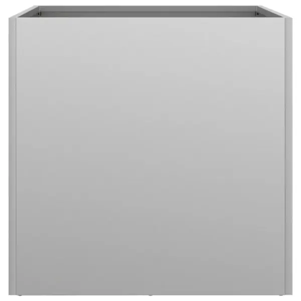 Tsingitud terasest taimekast, hõbedane, 42 x 40 x 39 cm – 6