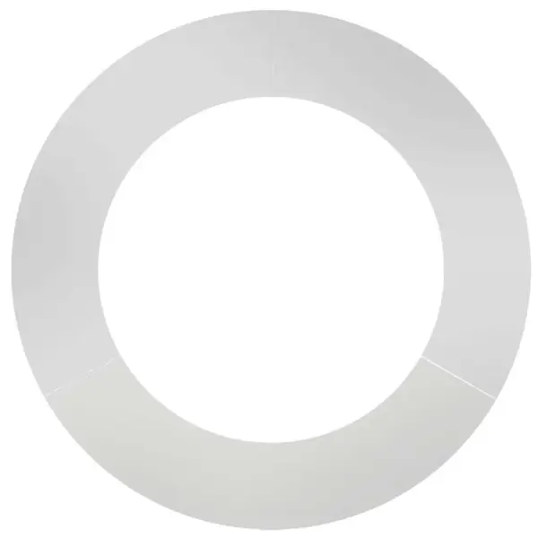 Lamedad dekoratiivsed puurõngad, 5 tk, tsingitud teras, hõbedane, 90 x 90 cm – 5