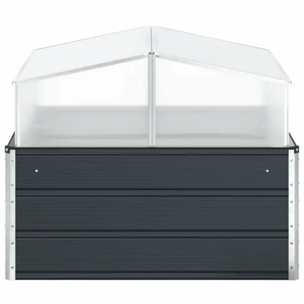 Antratsiitne tsingitud terasest taimekast, 100 x 100 x 77 cm – 5