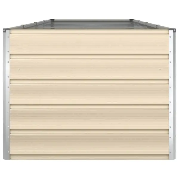 Tsingitud terasest taimekast, valge, 195 x 100 x 45 cm – 6