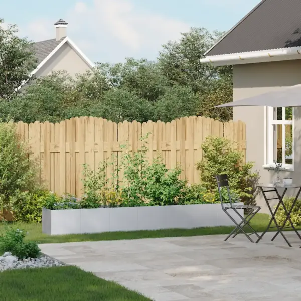 Tsingitud terasest taimekast avatud põhjaga, hõbedane, 280 x 40 x 40 cm – 3