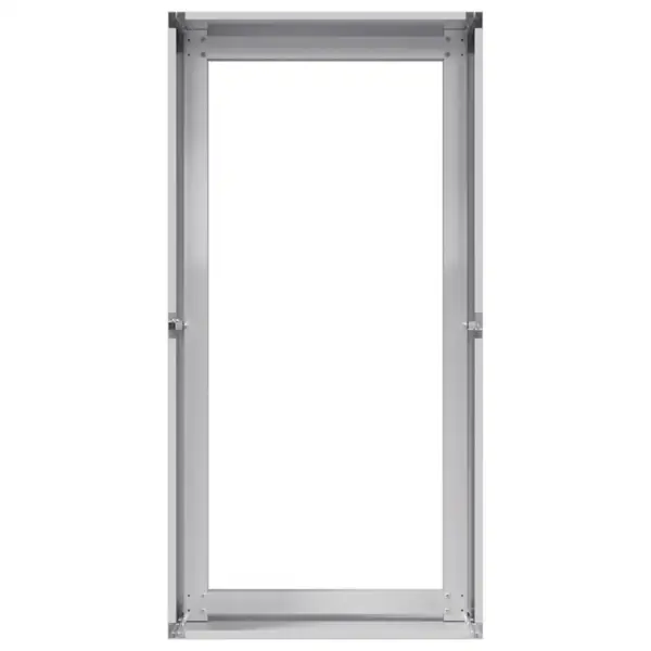 Tsingitud terasest taimekast avatud põhjaga, hõbedane, 40 x 80 x 40 cm – 5