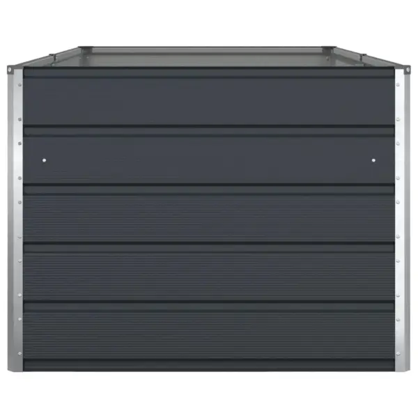 Tsingitud terasest taimekast, antratsiit, 195 x 100 x 75 cm – 6