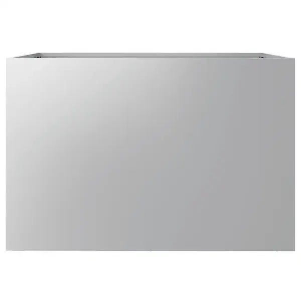 Tsingitud terasest taimekast, hõbedane, 62 x 40 x 39 cm – 6