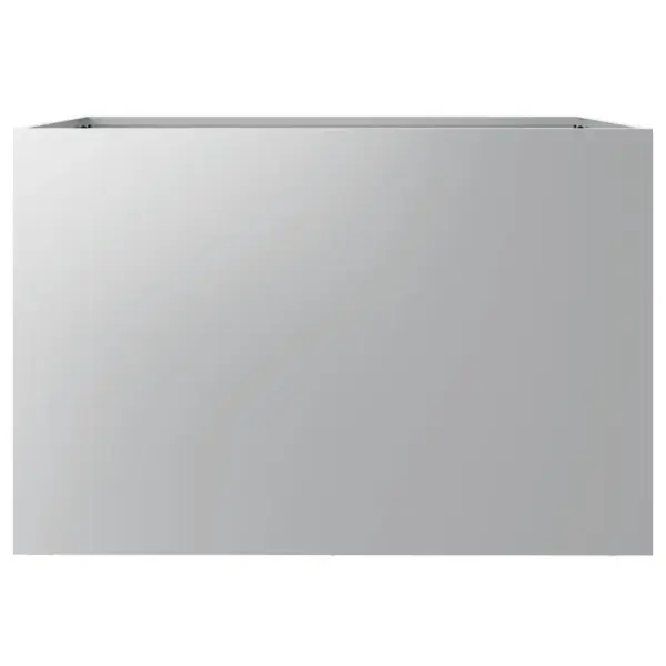 Tsingitud terasest taimekast, hõbedane, 62 x 47 x 46 cm – 6