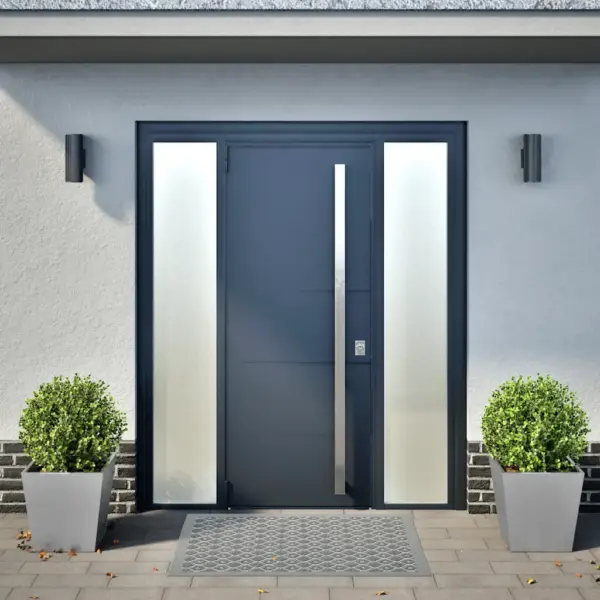 Tsingitud terasest taimekastid põhjaga, 2 tk, hõbedane, 40 x 40 x 40 cm – 3