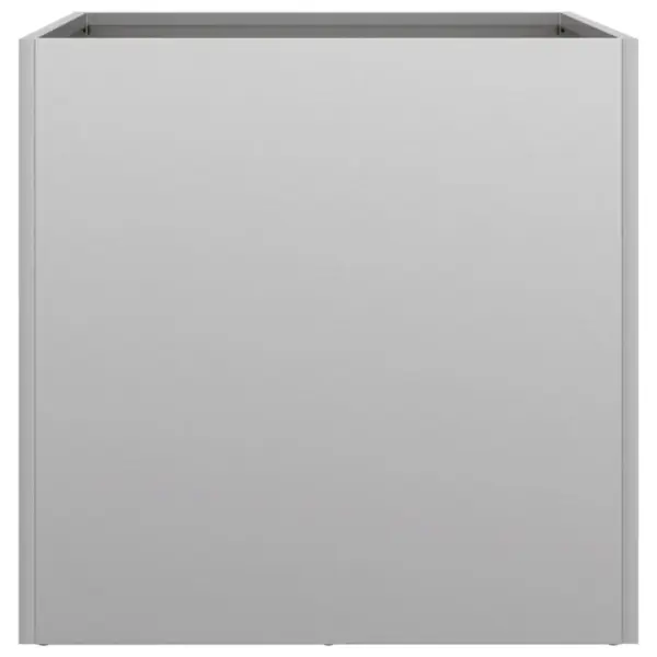 Tsingitud terasest taimekastid, 2 tk, hõbedane, 49 x 47 x 46 cm – 7