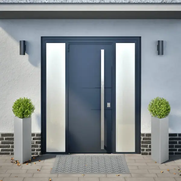 Kõrged tsingitud terasest taimekastid põhjaga, 2 tk, 30 x 26 x 75 cm, hõbedased – 3