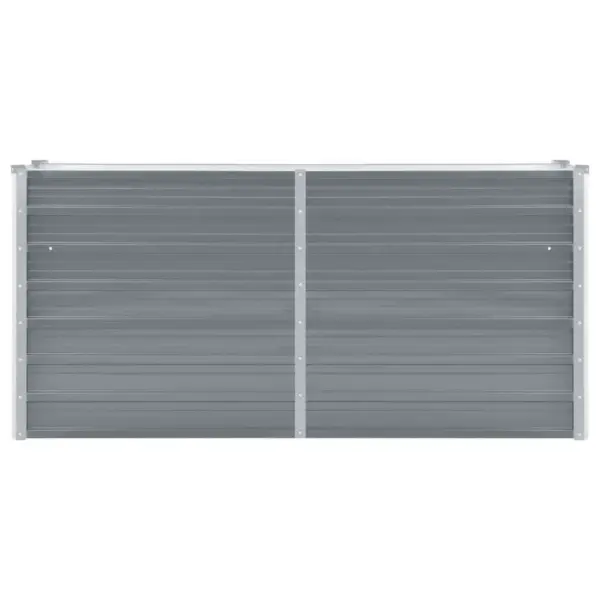 Tsingitud terasest taimelava, hall, 160 x 40 x 77 cm – 3