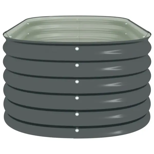 Hall tsingitud terasest taimelava, 160 x 80 x 44 cm – 6