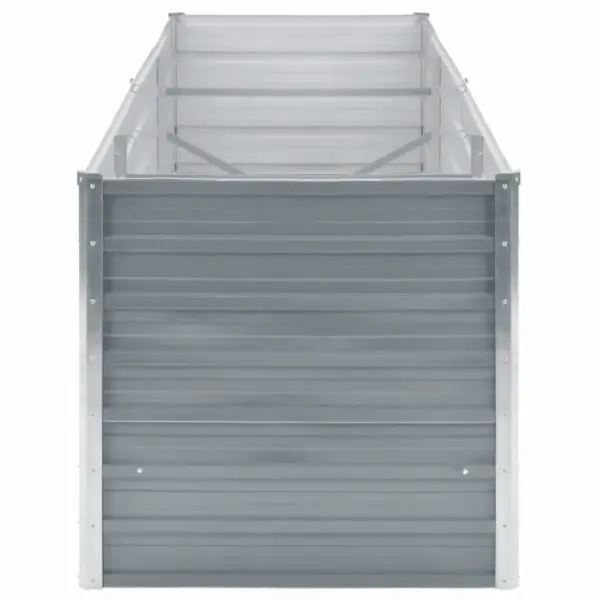 Metallist taimelava aeda ja rõdule, tsingitud teras, hall, 240 x 80 x 77 cm – 4