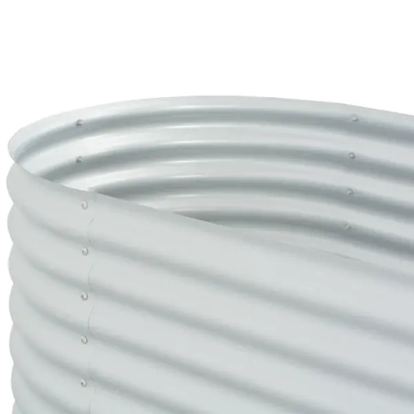 Tsingitud terasest taimelava, hõbedane, 240 x 80 x 81 cm – 8