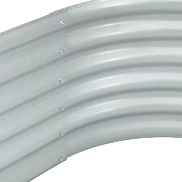 Taimelava tsingitud terasest, hõbedane, 320 x 80 x 44 cm – 8