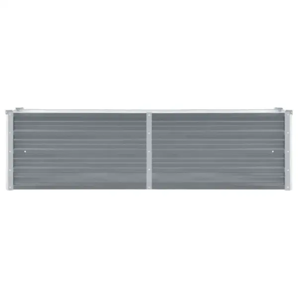 Tsingitud terasest taimelava, hall, 160 x 40 x 45 cm – 3