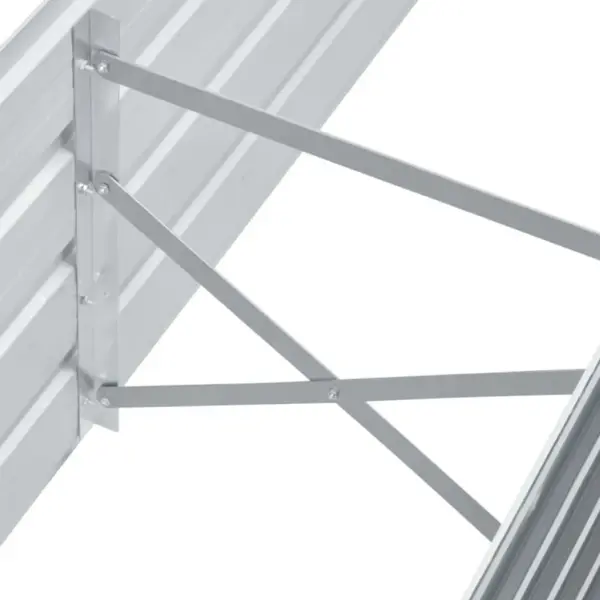 Tsingitud terasest taimelava, hall, 160 x 40 x 45 cm – 5